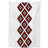 Native American Zig Zag Aztec Motifs with Ornaments ImageTablecloth