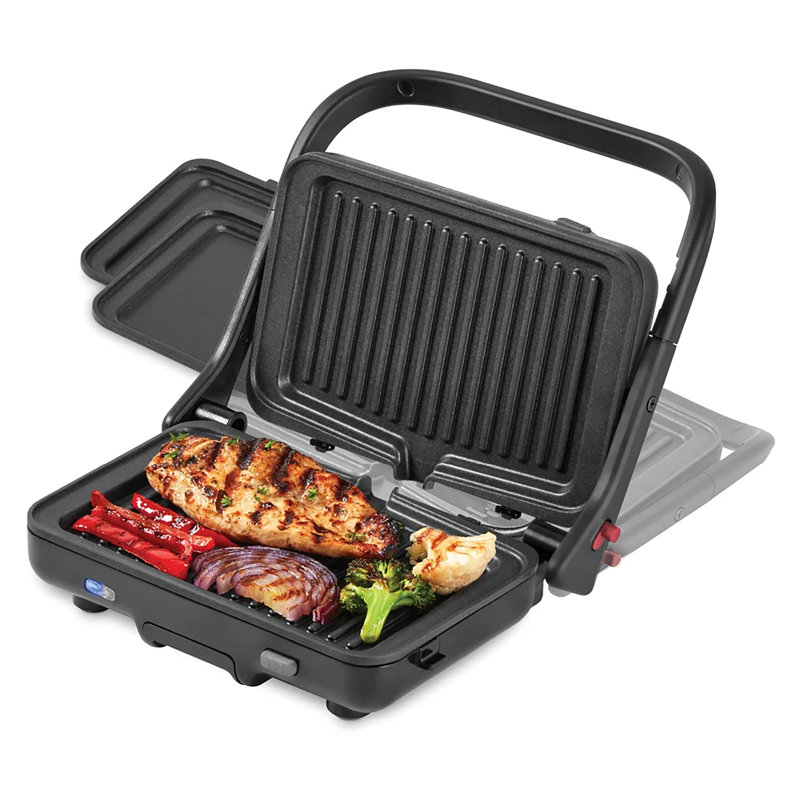 Dash Multimaker 10.9 in. L X 9.3 in. H Aluminum Nonstick Surface Black Electric Griddle