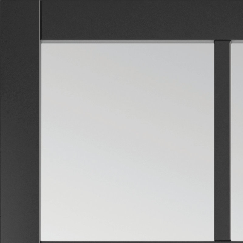 Plaza Glass Door Prefinished, 198.1 cm H x 68.6 cm W x 3.5 cm D