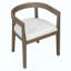 Ensemble de table de salle à manger 7 pièces pour 6 personnes, ensemble de table de cuisine rectangulaire avec 6 chaises rembourrées à dossier demi-tonneau, table de salle à manger grain de bois avec dossier incurvé et sièges rembourrés-546094297-546094296