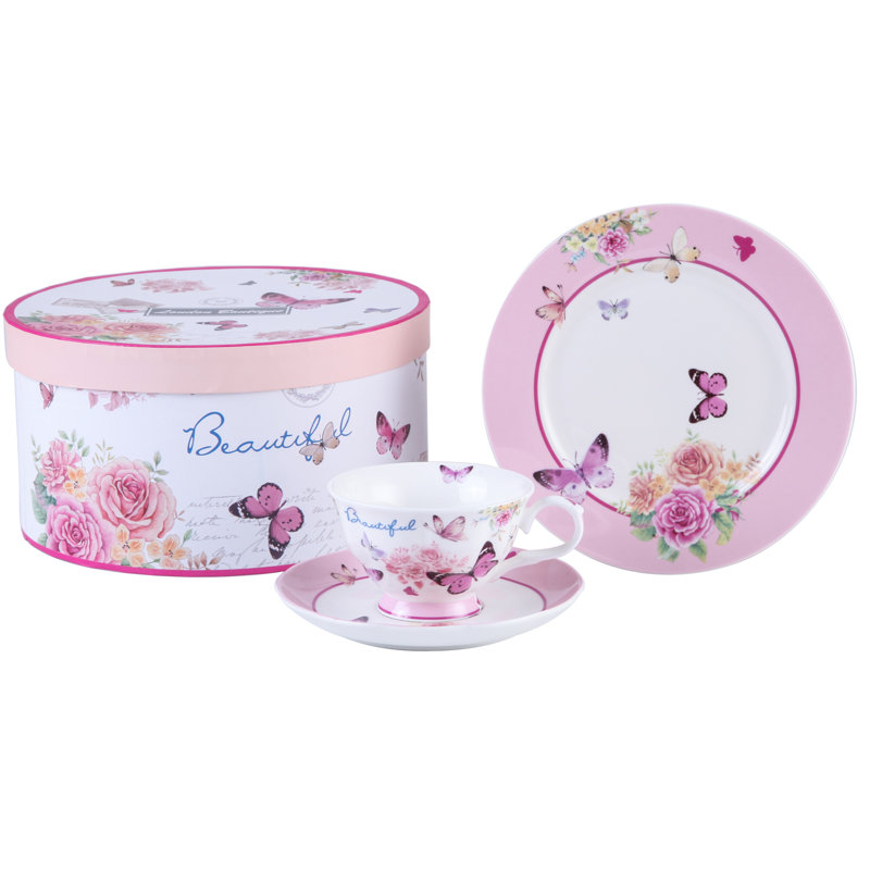 Barajas Porcelain Teacup and Saucer