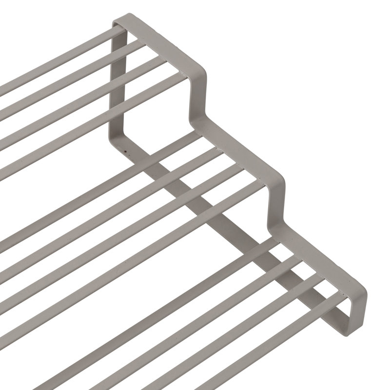 Spice Rack with Adjustable Racks, Gray
