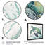 Aquarelle de tortue nageant IV - tortue, art mural-2030475066-2030475065