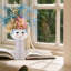 Eva vase, light blue, Height 7.3 in