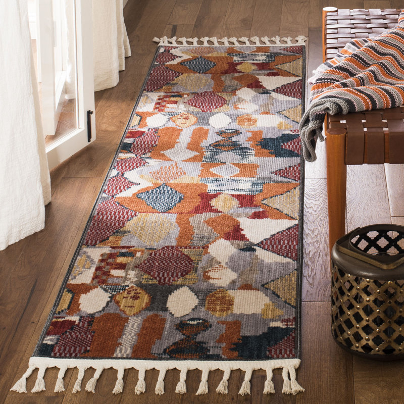 Tapis performance abstrait Boothby, Tapis de couloir 2 pi 1 po x 8 pi