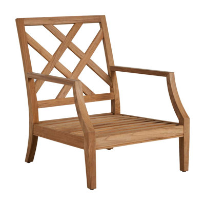 Haley Teak Lounge Chair - Natural Teak