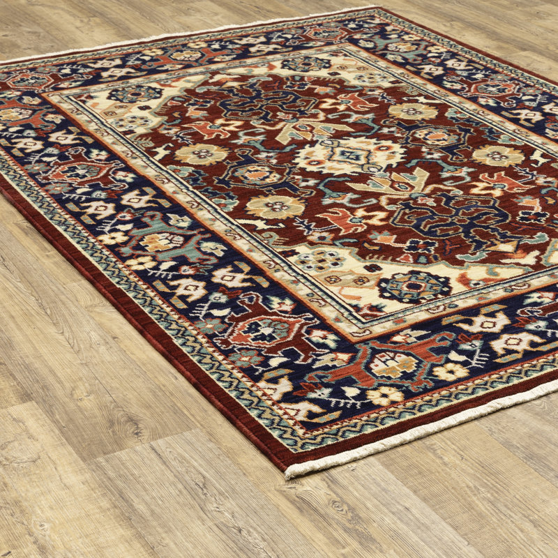 Oaklynn Performance Oriental Indoor Rug, Rectangle 5'3" x 7'6"