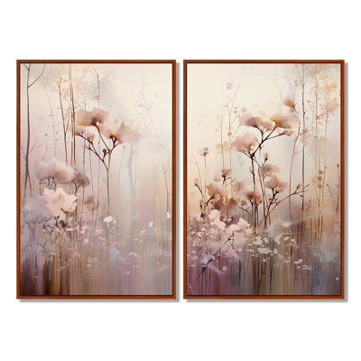 Ortie - décoration murale moderne 2 pièces
