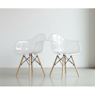 Reno Plastic Bucket Chair (Set Of 2)
