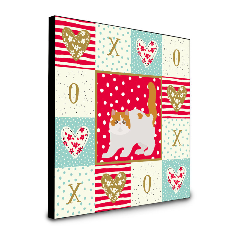Panneau mural d’art chat Reginia, Reginia White Exotic Shorthair