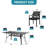 Ellet 6 - Person Patio Dining Set with Rectangular Table , Cushions Included