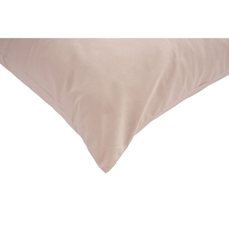 Luxury Ranforce King Quilt Cover Set, 100% Cotton, Beige | Duvet Cover 94.5 x 86.6 inches, 2 Pillowcases 23.6 x 23.6 inches | Reactive Printing, Machine Washable, Button Closure | Soft, Durable, and Stylish Bedding