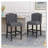 27"Counter Heith  Tufted Wingback Barstool-761039423