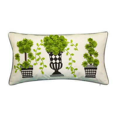 Outdoor Reversible Throw Pillow