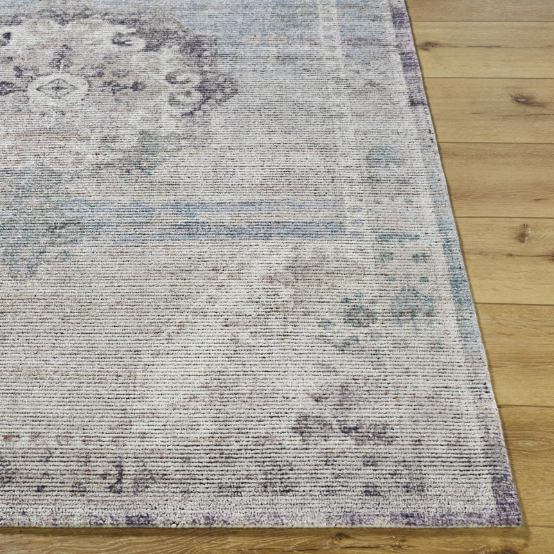 Tapis traditionnel touffeté à la main Anastice, Rectangle 9 pi x 12 pi