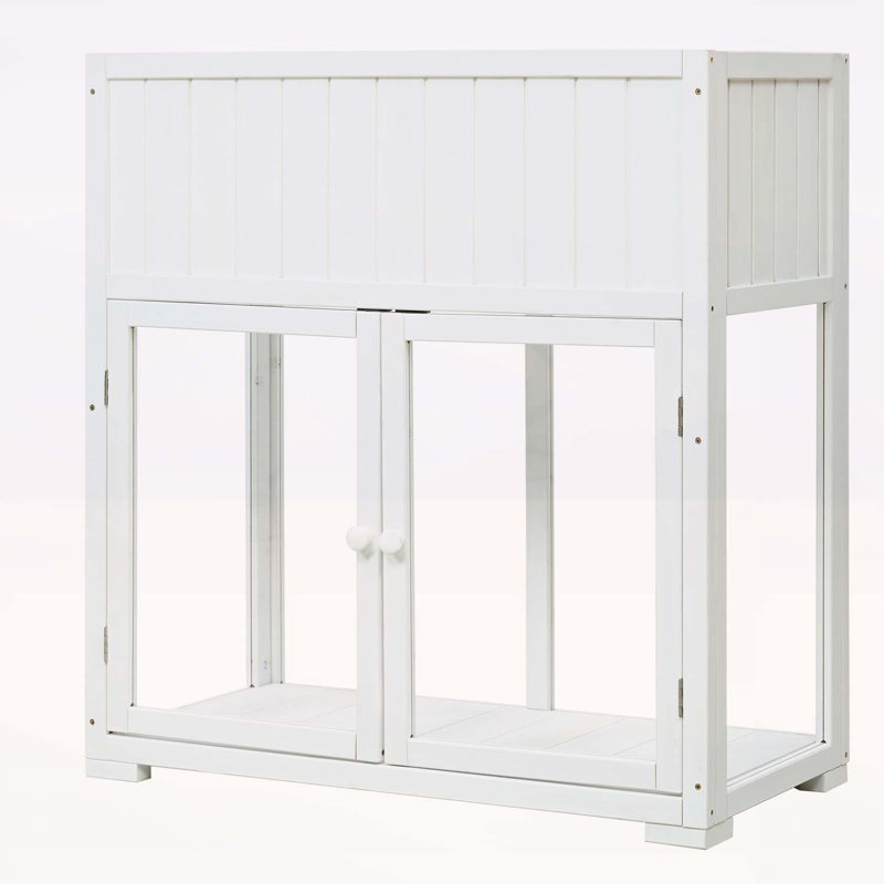 Versatile Mini Garden Greenhouse with Advanced Features for All Seasons, White