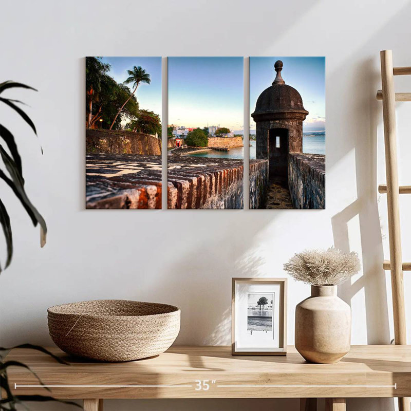 Remparts de Nicci et porte du vieux San Juan, H 24 po x l 38 po