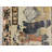 Small Pictorial Antique Worn Distressed Signed Silk Chinese Rug