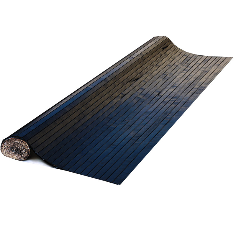 Ebony Textured Bamboo Wall Paneling Decor, 48x96 inches