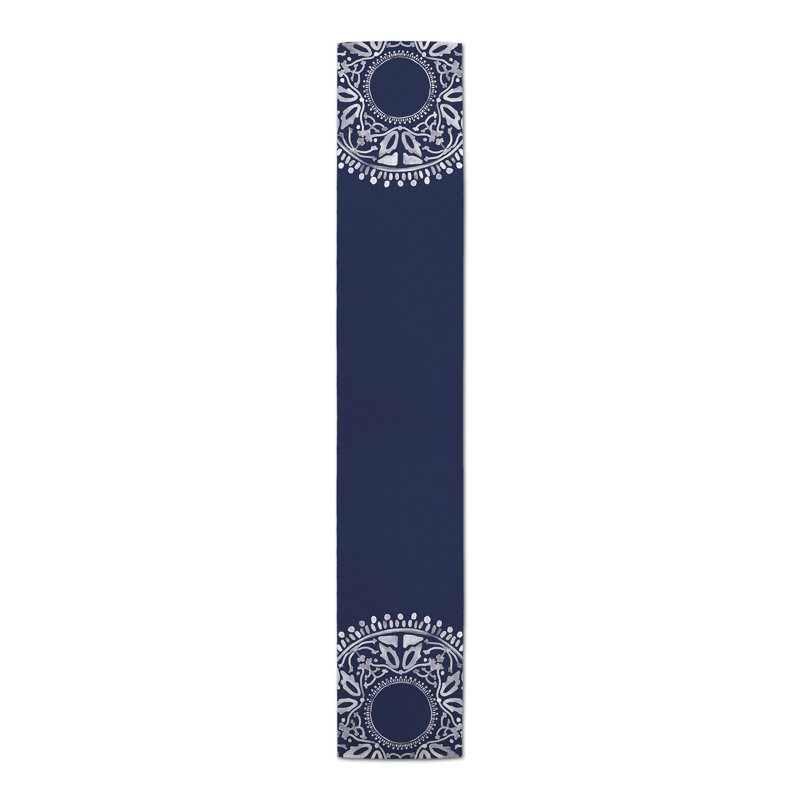 Chemin de table Asunta, Marine, 72 po x 16 po