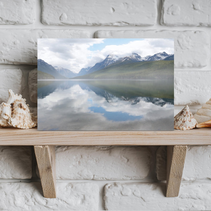 Daybreak at Bowman Lake 1 Piece Wrapped Canvas Wall Art, 30.48cm H x 45.72cm W