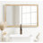 Sherita Metallic Rectangle Bathroom Wall Mirror-755098453-755098454