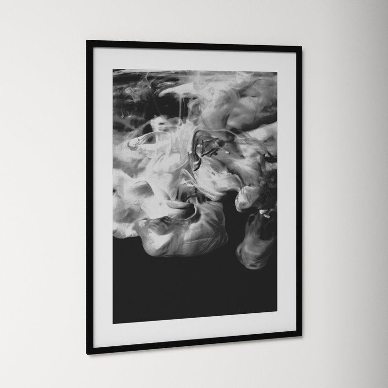 " Black Ink " by Fabrikken, Black Framed Paper, 41" H x 33" W