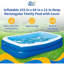 Piscine familiale rectangulaire gonflable de 103 po x 69 po x 22 po de profondeur avec couvercle