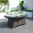 Quinnesec Oval Propane Smokeless Fire Pit Table with Hidden Fuel Tank