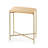 Modern Coffee Table with Metal Frame, Gold & Natural Finish, 15.7 x 22.0 x 10.2 inches | 100% Wood Construction, Lightweight at 4.7 lbs | Stylish & Functional Design for Living Room or Office, Easy Assembly-592515535