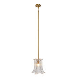 Cala 1-Light Blown Glass Pendant, Green