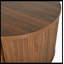 Table basse à plateau relevable de 47,2 po avec compartiment caché, table centrale en bois partiellement assemblée, plateau de table ovale moderne pour le salon