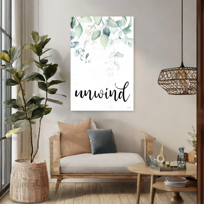 «Unwind Leaves», art contemporain abstrait, H 48 po x l 32 po