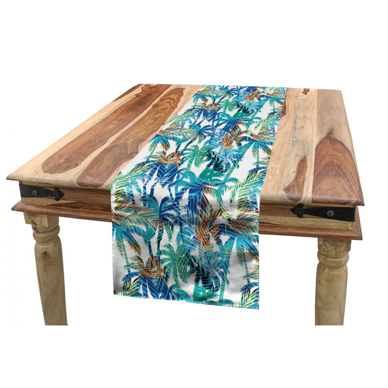 Palm Leaf Table Runner, 90" x 16"