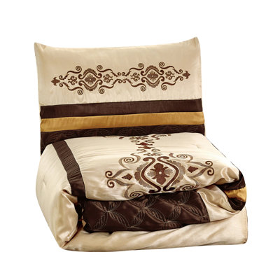 Polyester Box Stitch Floral Comforter