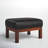 Conte Faux Leather Ottoman