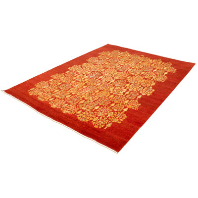 Tapis décoratif de laine noué à la main de conception unique 8 pi 11 po x 11 pi 9 po Bunion New Age 18/20 Pak Finest