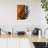 Elegant Decorative Wooden Wall Accessory, Walnut & Black, 19.7 x 22.8 inches | 50% Real Wood (Thickness: 1.2 inches) & 50% Metal | Unique Color Variations for Distinctive Home Decor, Perfect for Any Room-1245071835