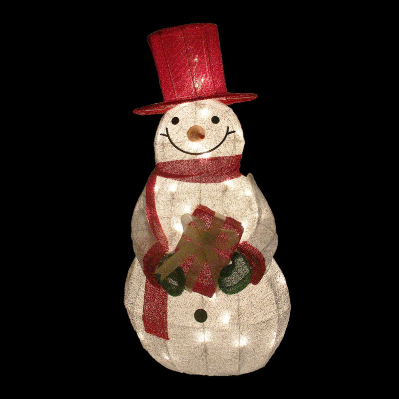 Décoration de Noël de Noël en forme de guirlande lumineuse 32 po