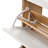 Two Drawers, Three-Fold Doors, Large Storage Shoe Cabinet, White-563239252