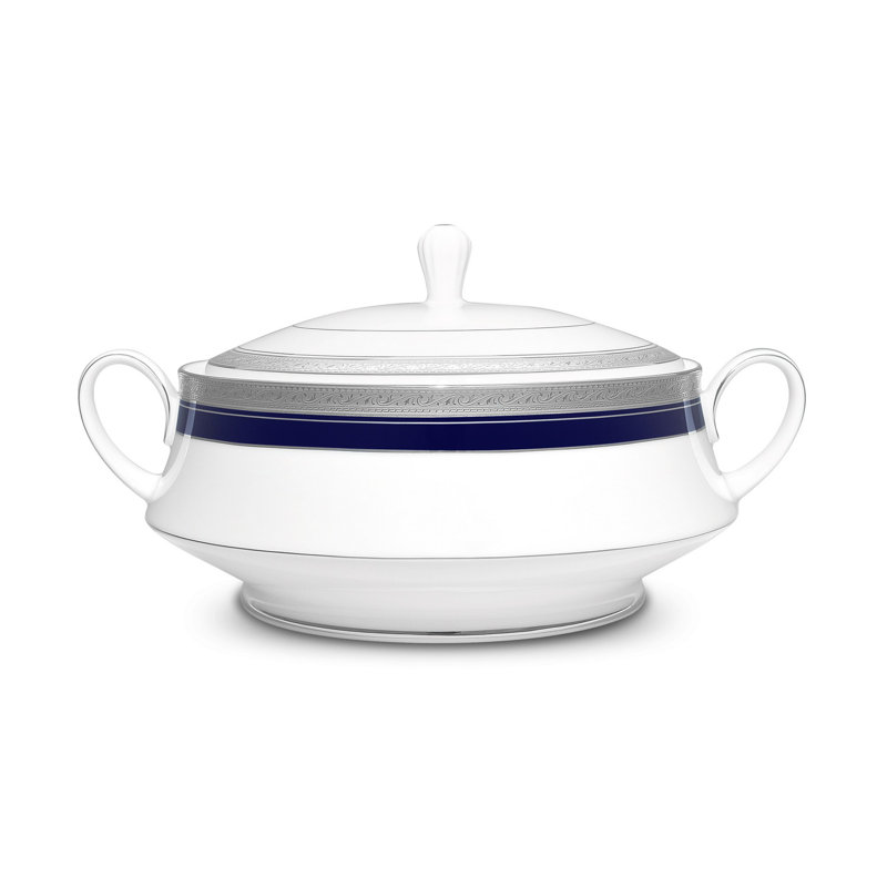 Bol à légumes Noritake Crestwood Cobalt Platinum, 10 1/4 po, 48 oz.