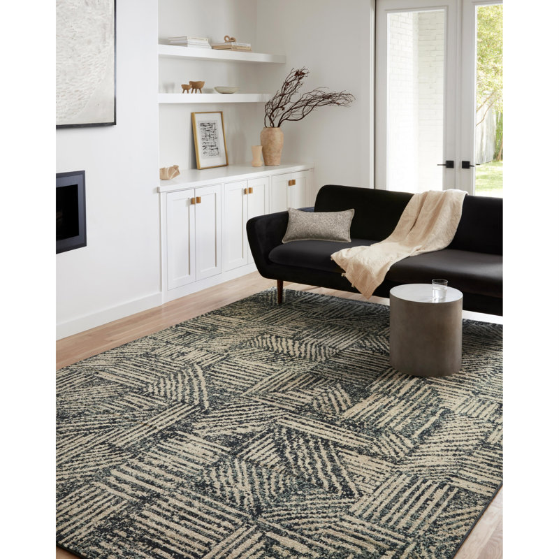 Hartt Geometric Indoor Rug, Square 1'6" x 1'6"