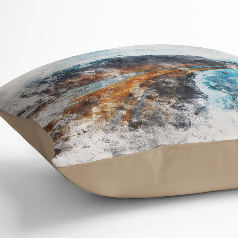 Square Cushion, 40cm H x 40cm W x 15cm D, Stone