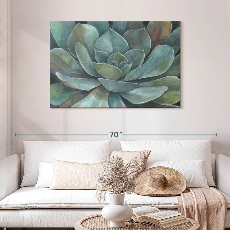 Harnek Rustic Succulent, 30" H x 45" W