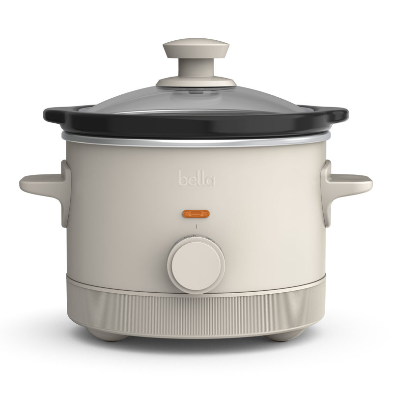 Bella 1.5 QT Slow Cooker, Oatmilk