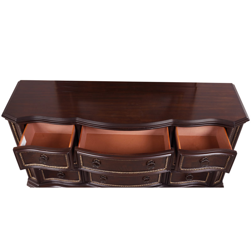 Commode avec 9 tiroirs pour la chambre à coucher