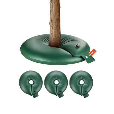 Sacs d'arrosage pour arbres à libération lente, anneau d'arrosage pour arbres 16 gallons, sacs d'eau réutilisables pour anneaux d'irrigation réutilisables, système d'arrosage robuste pour arrosage goutte à goutte