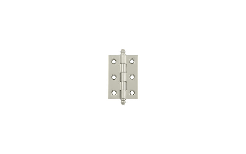 2.5'' x 1.69'' Butt Bearing Hinge, Polished Nickel