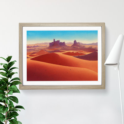 Desert In Watercolour Vol.3 - Single Picture Frame Print
