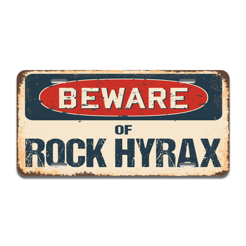 Cadre en aluminium Beware of Rock Hyrax